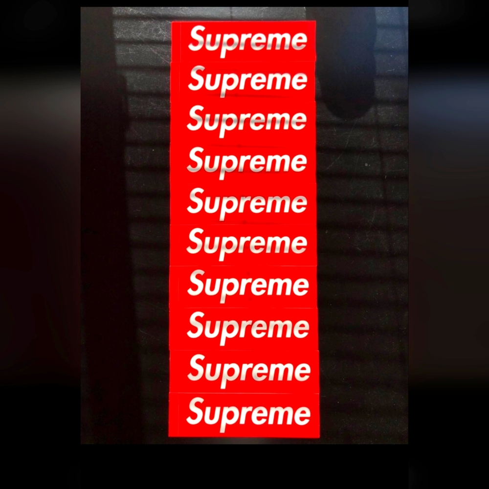 10 x Supreme Box Logo Sticker